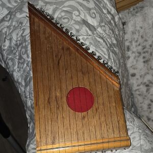 Vintage Beautiful Handmade ARPA MÁGICA Harp Zither Wooden String Instrument